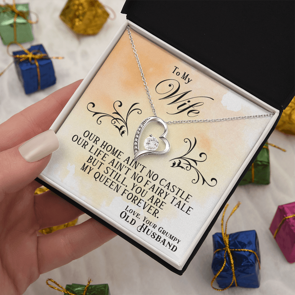 To My Wife - Castle - Forever Love Necklace - Halliday Gifts