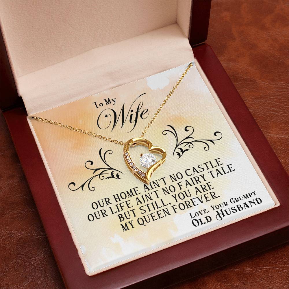 To My Wife - Castle - Forever Love Necklace - Halliday Gifts