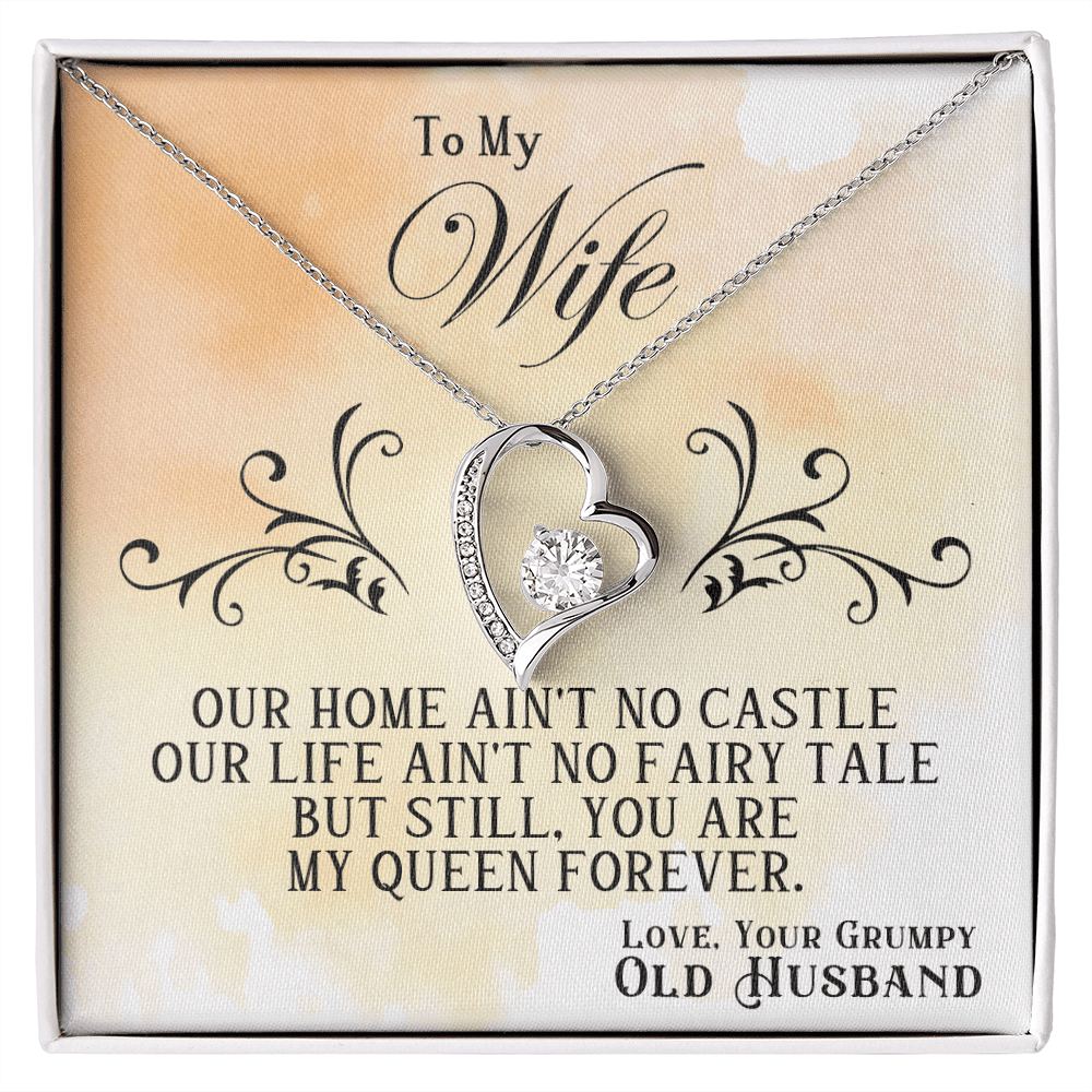To My Wife - Castle - Forever Love Necklace - Halliday Gifts