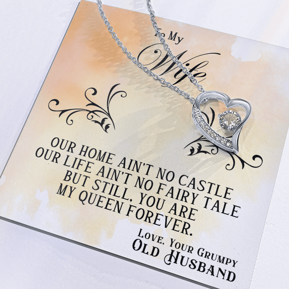 To My Wife - Castle - Forever Love Necklace - Halliday Gifts