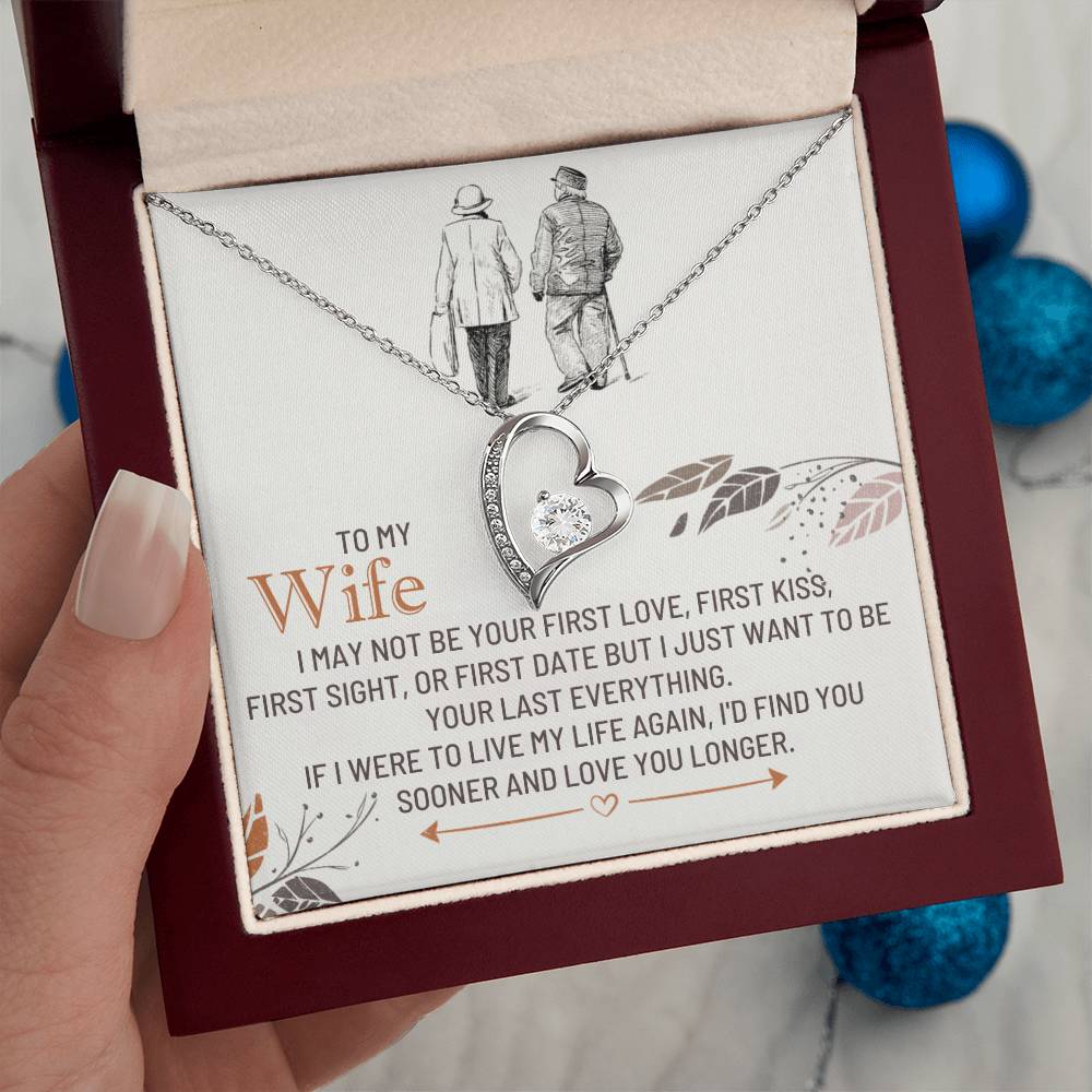 To My Wife - Live Again - Forever Love Necklace - Halliday Gifts