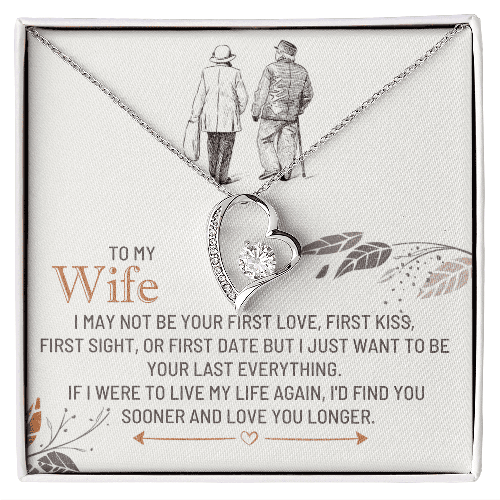 To My Wife - Live Again - Forever Love Necklace - Halliday Gifts