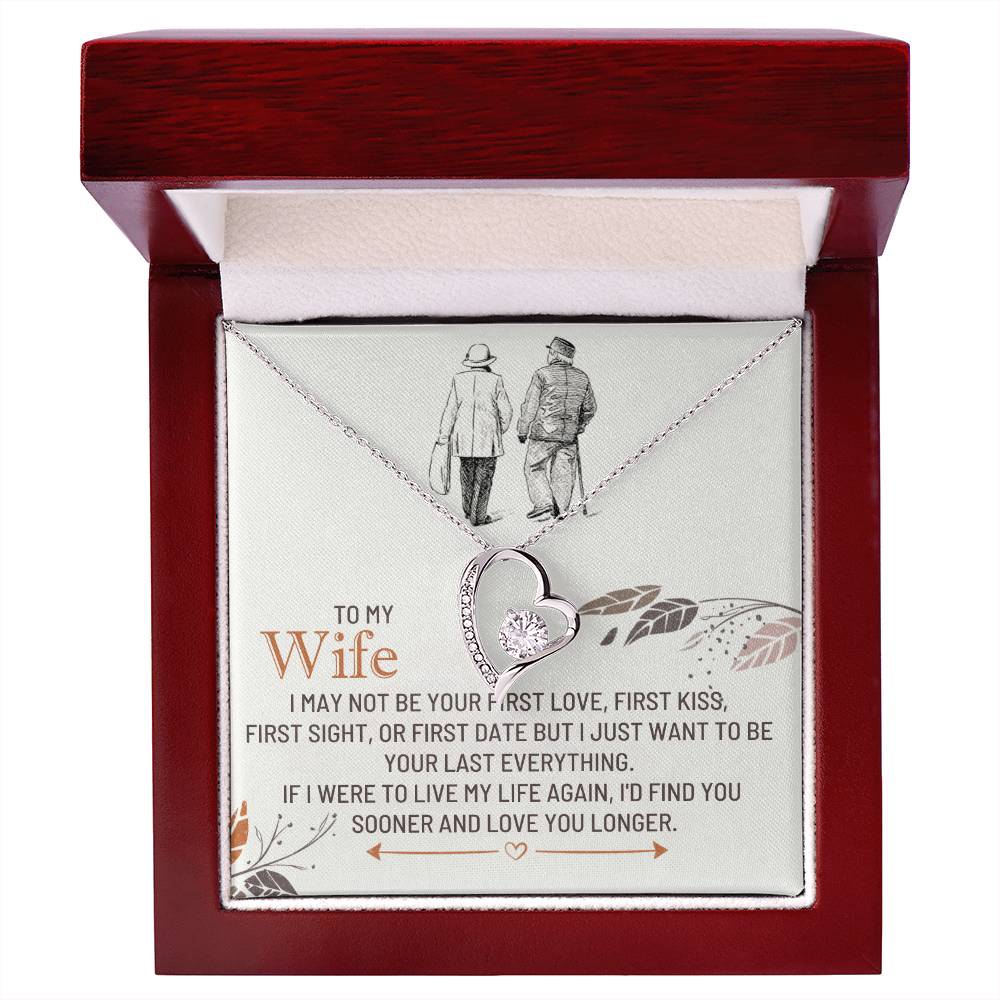 To My Wife - Live Again - Forever Love Necklace - Halliday Gifts