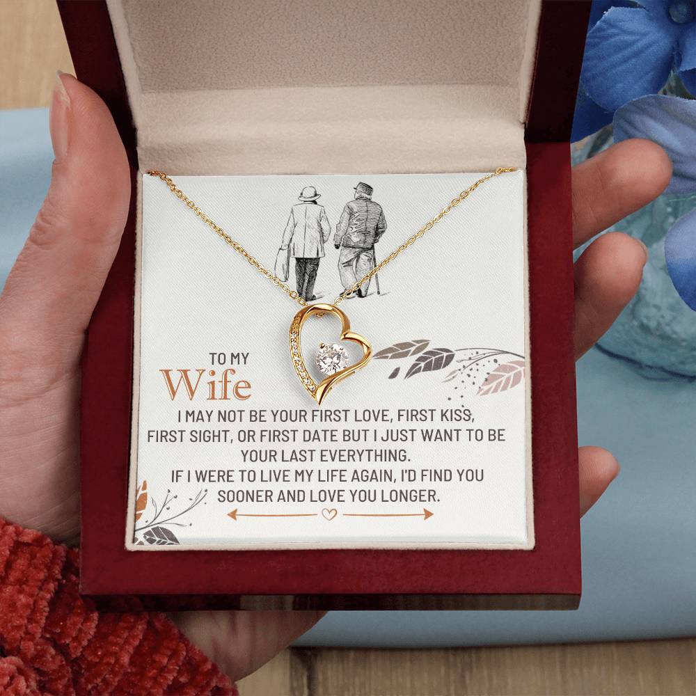 To My Wife - Live Again - Forever Love Necklace - Halliday Gifts