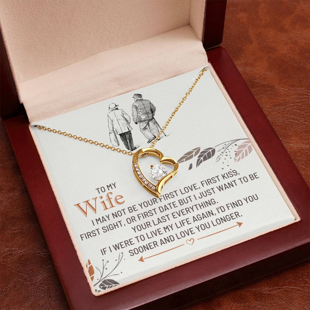 To My Wife - Live Again - Forever Love Necklace - Halliday Gifts