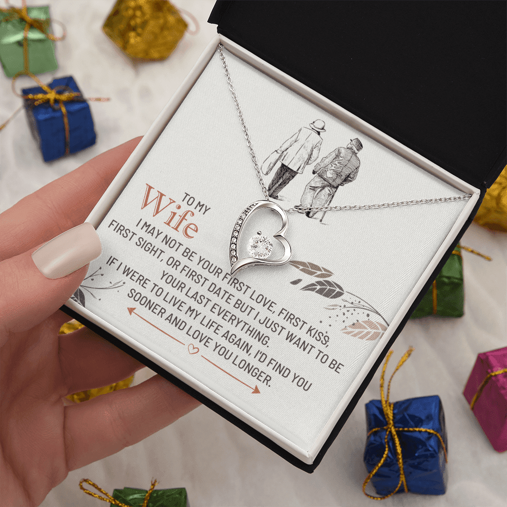 To My Wife - Live Again - Forever Love Necklace - Halliday Gifts