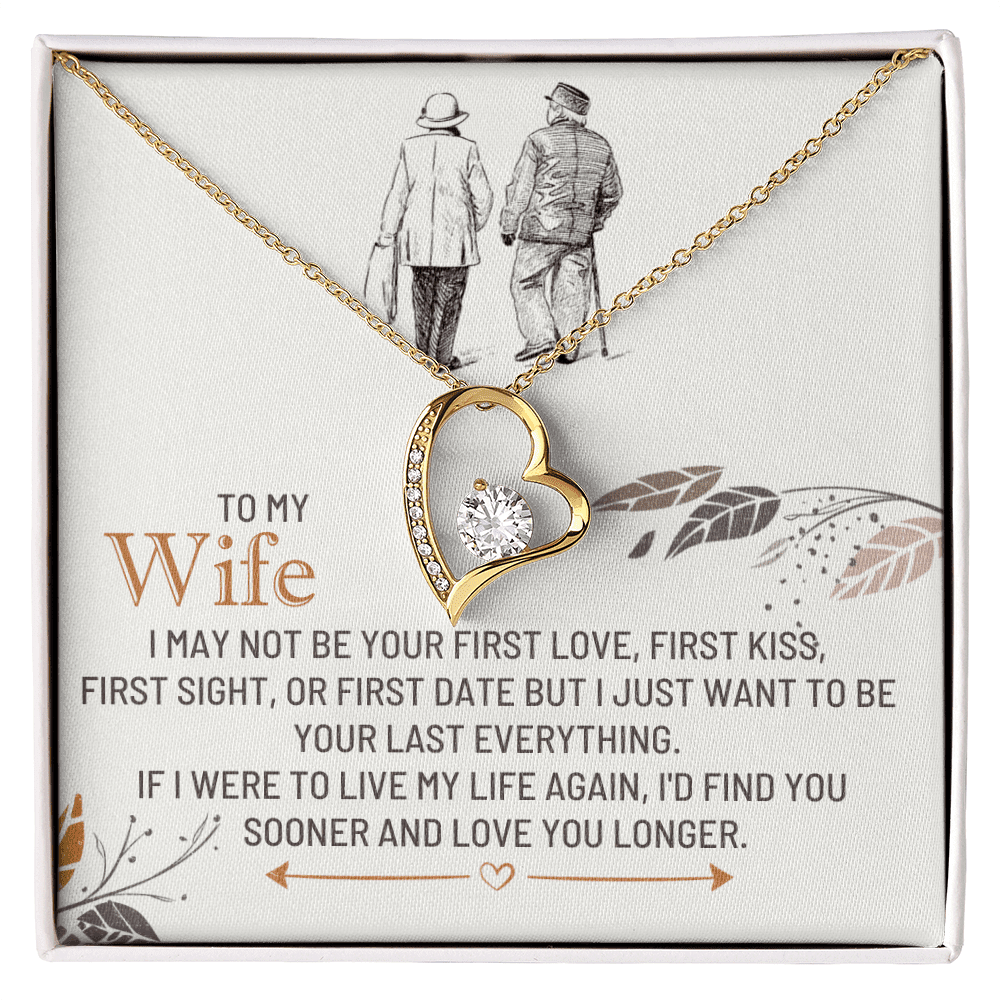 To My Wife - Live Again - Forever Love Necklace - Halliday Gifts