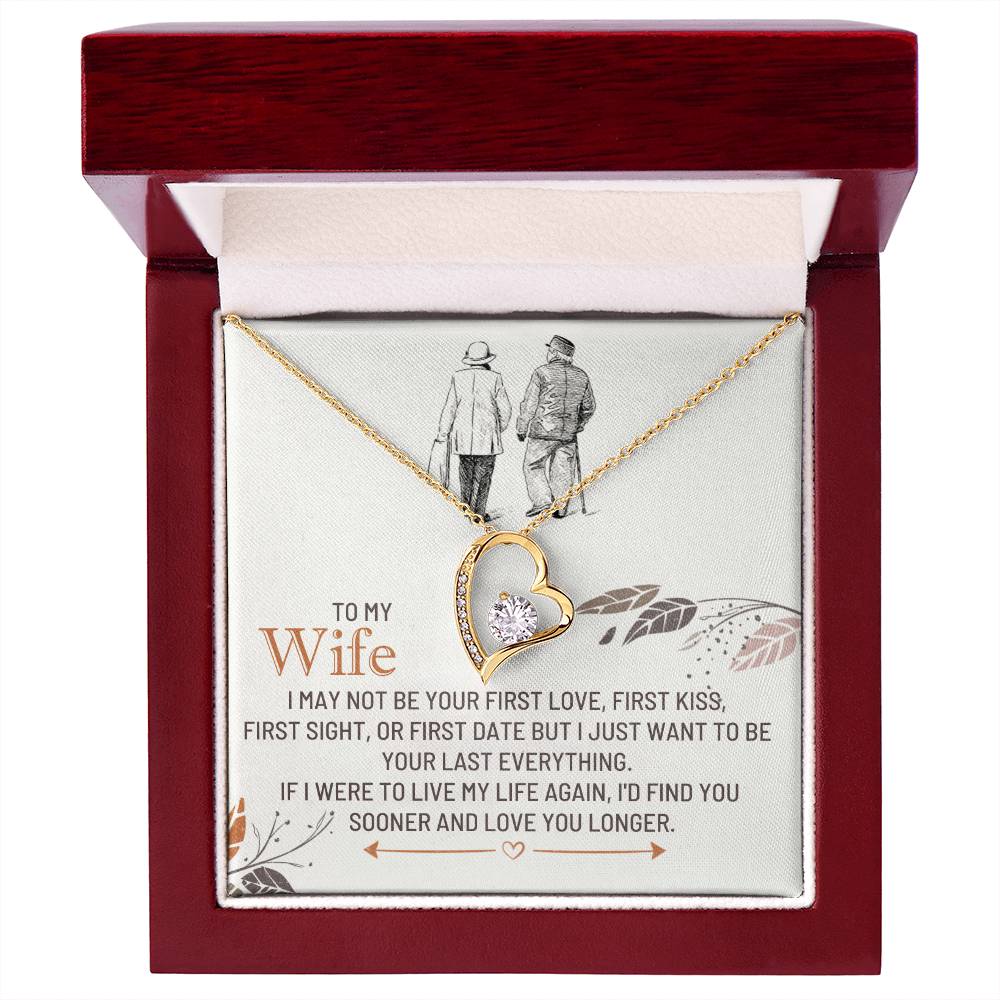 To My Wife - Live Again - Forever Love Necklace - Halliday Gifts