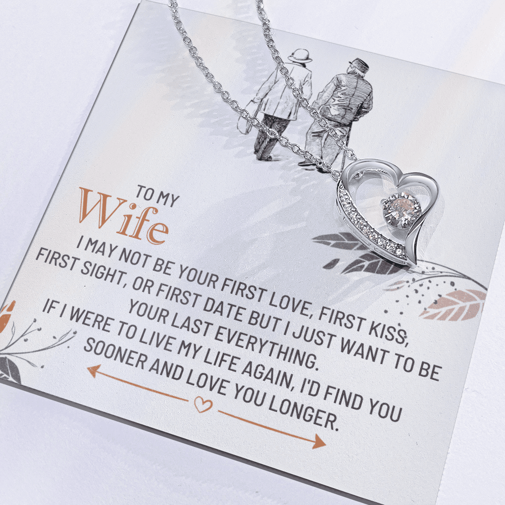 To My Wife - Live Again - Forever Love Necklace - Halliday Gifts