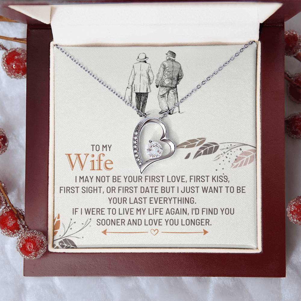 To My Wife - Live Again - Forever Love Necklace - Halliday Gifts