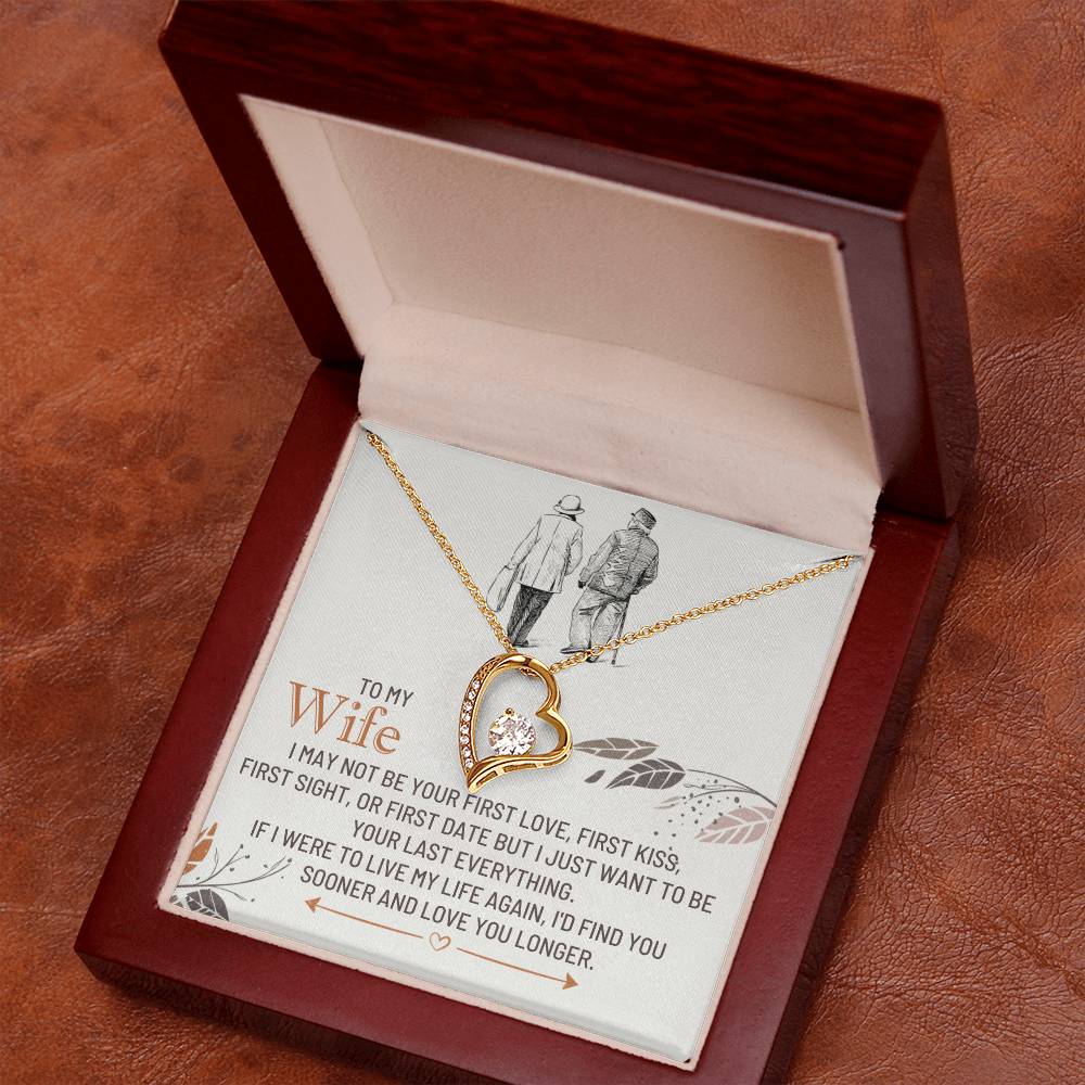 To My Wife - Live Again - Forever Love Necklace - Halliday Gifts