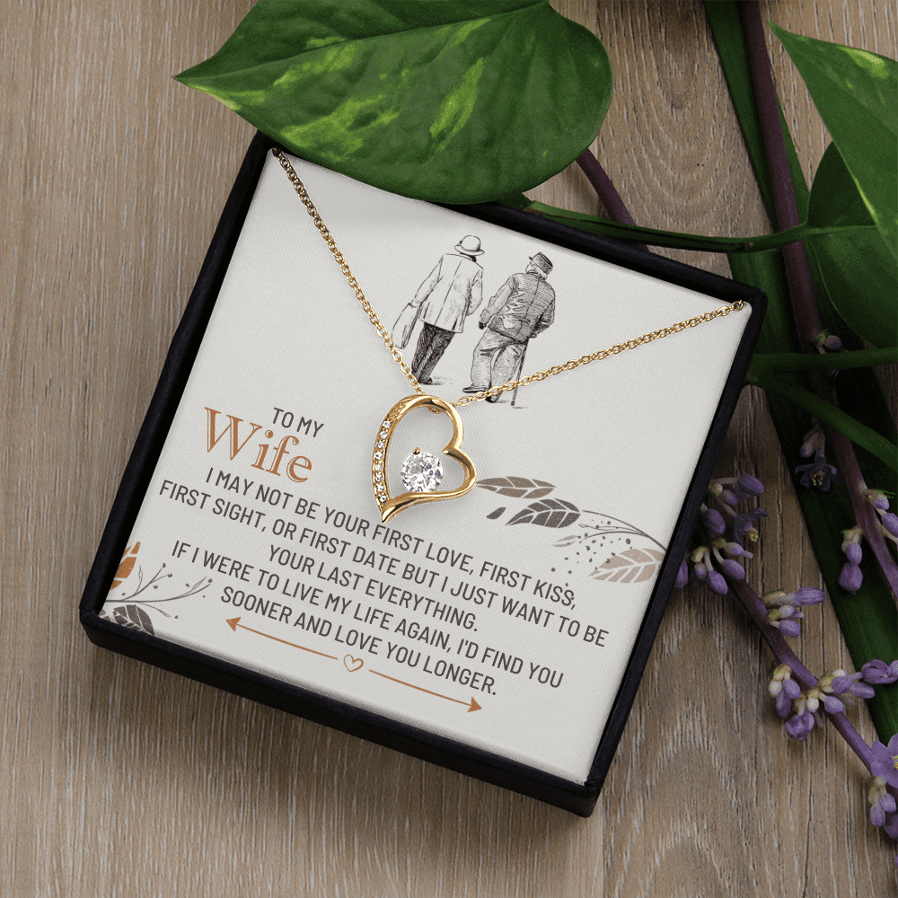 To My Wife - Live Again - Forever Love Necklace - Halliday Gifts